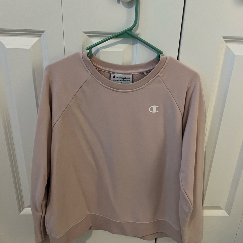 Champion Pink Boxy Sweatshirt Relaxed Fit